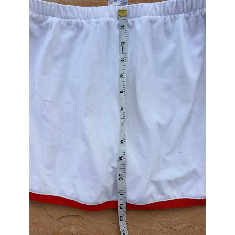 Nike Dri-Fit Skort Women's XS White Red Swoosh A-line Stretch Standard Fit - Picture 4 of 4